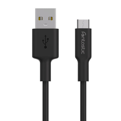 Essential Datenkabel MicroUSB 1.2m schwarz TPE, schwarz