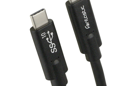 Datenkabel Type-C > Type-C USB 3.1 Gen 2 10GBit/s 5A 100W, E-Marker IC, 4k kompatibel, 1m, schwarz