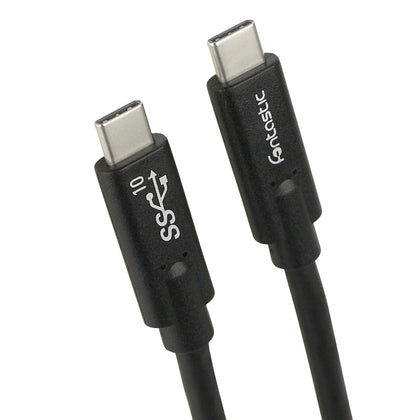 Datenkabel Type-C > Type-C USB 3.1 Gen 2 10GBit/s 5A 100W, E-Marker IC, 4k kompatibel, 1m, schwarz