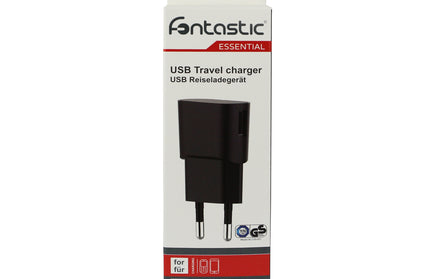 Essential Netzteil USB 1A schwarz TÜV / GS Zertifikat