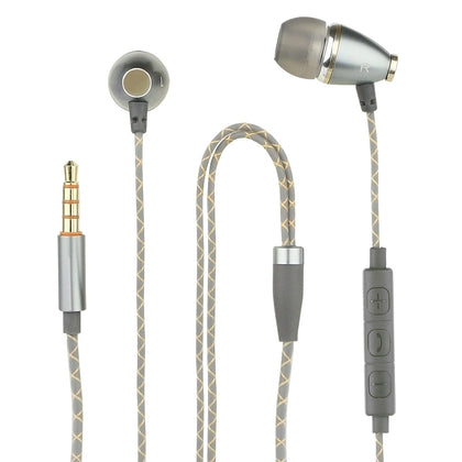 In-Ear Stereo-Headset V460S 3.5mm anthrazit/gold Alu-Gehäuse, Vol.- und Rufannahme, Kameraauslöser