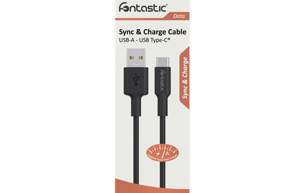 Essential Datenkabel USB 2.0 A > Typ-C 1.2m TPE, schwarz