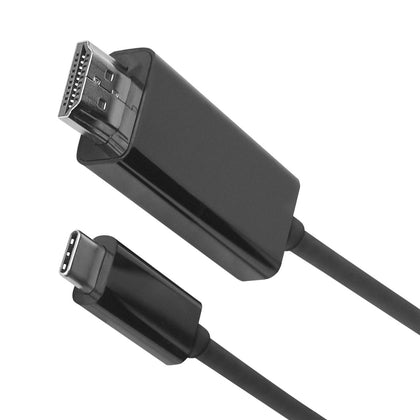 Type-C > HDMI Adapterkabel 180cm schwarz 4k und 3D (2k) Unterstützung