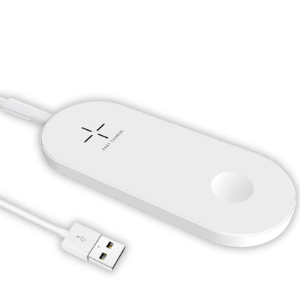 Induktive Dual-Ladestation Widu weiss Fast Charge 2, komp. Smartphone und Apple iWatch