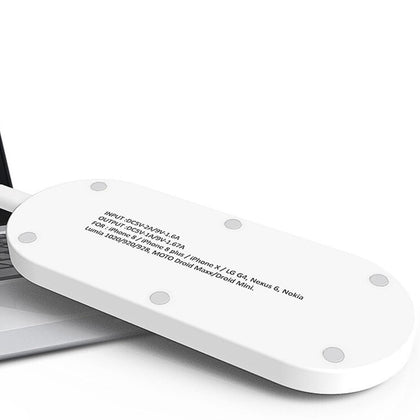 Induktive Dual-Ladestation Widu weiss Fast Charge 2, komp. Smartphone und Apple iWatch