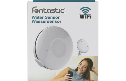 WLAN Wassersensor weiß Halterung mit Sensorkabel komp. zu Android, iOS