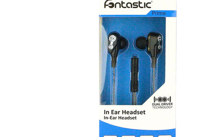 In-Ear Headset Duett, 2 hochauflösende Treiber sw 3-Tasten-Fernbedienung, Mic, 3-Paar Ohrpasstücke