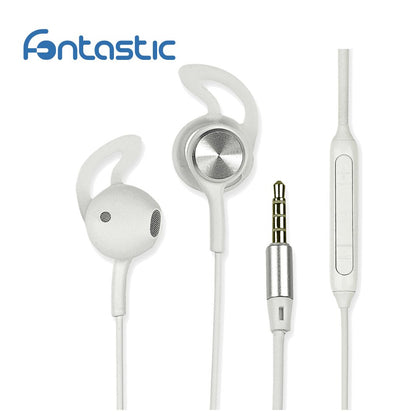 Essential In-Ear Stereo-Headset V4 ws/silber 3-Tasten-Fernbedienung,Mikrofon,Ergonomische Form