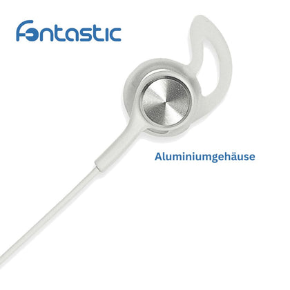 Essential In-Ear Stereo-Headset V4 ws/silber 3-Tasten-Fernbedienung,Mikrofon,Ergonomische Form