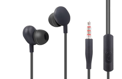 Essential In-Ear Stereo-Headset Beans Rufannahme-Taste, Mikrofon, Soft Black