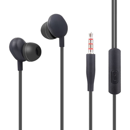 Essential In-Ear Stereo-Headset Beans Rufannahme-Taste, Mikrofon, Soft Black