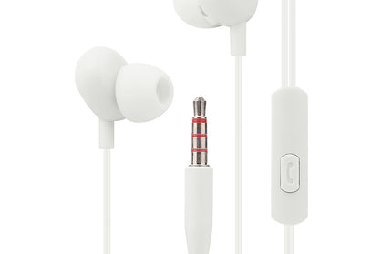 Essential In-Ear Stereo-Headset Beans Rufannahme-Taste, Mikrofon, Soft White