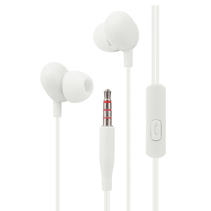 Essential In-Ear Stereo-Headset Beans Rufannahme-Taste, Mikrofon, Soft White