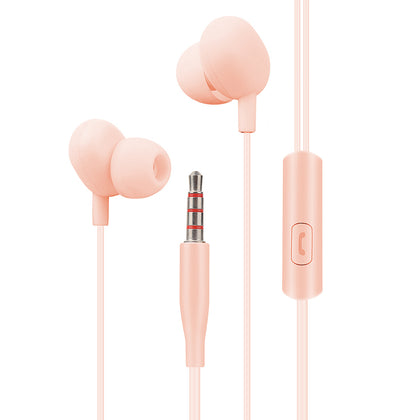 Essential In-Ear Stereo-Headset Beans Rufannahme-Taste, Mikrofon, Light Apricot