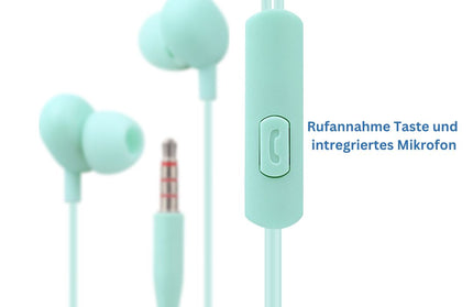 Essential In-Ear Stereo-Headset Beans Rufannahme-Taste, Mikrofon, Light Mint