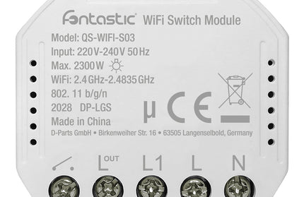 WLAN Unterputz-Schalter für Schalter & Steckdosen komp. zu Android,iOS,Alexa,Google Assistant