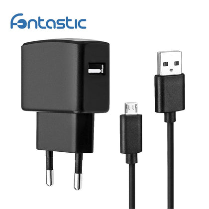 Essential Netzteil USB 2.4A schwarz inklusive MicroUSB Datenkabel 150cm