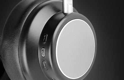 Drahtloser On-Ear Kopfhörer Xtaz Schwarz/Grau BT + Line-In, Bass+, Mikrofone, Volume-Control