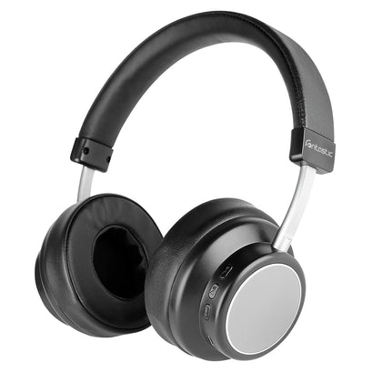 Drahtloser On-Ear Kopfhörer Xtaz Schwarz/Grau BT + Line-In, Bass+, Mikrofone, Volume-Control