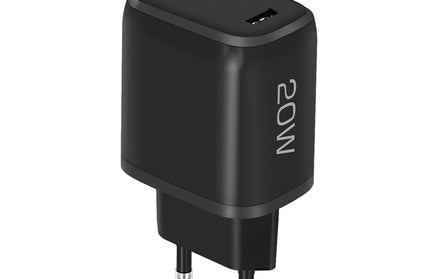 Netzteil Nivo USB Typ-C PD 20W schwarz Power Delivery, TÜV / GS Zertifikat