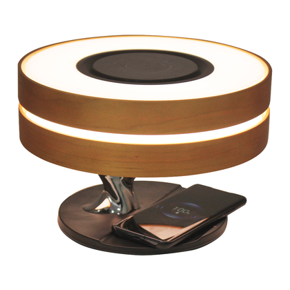 Fontastic Exclusive Multi-Function Lamp Icona TWS Speaker, Wireless Charger, Clock, Dimmable