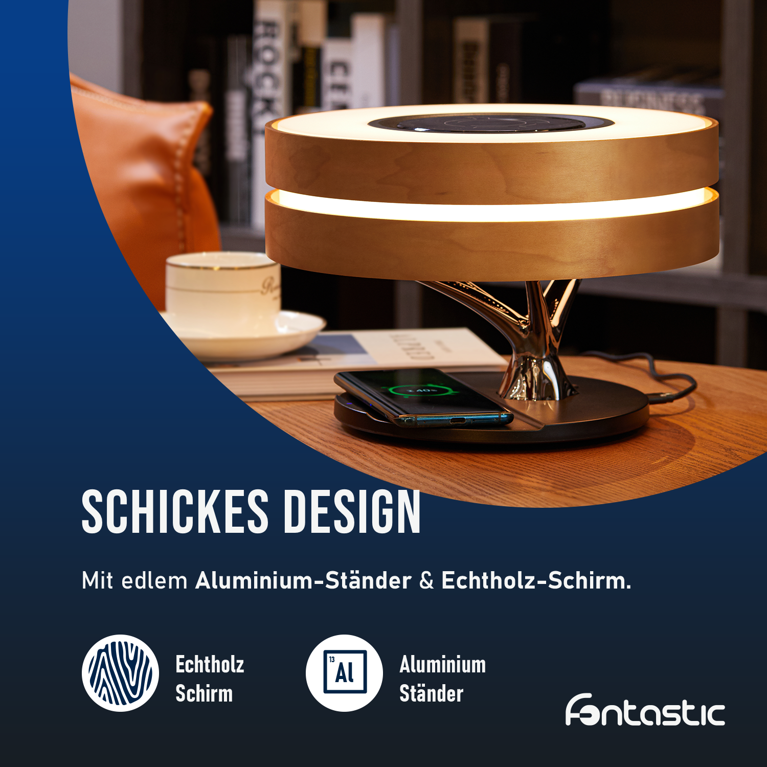 induktive fahrradbeleuchtung Fontastic Exclusive Multi-Funktions Lampe Icona
