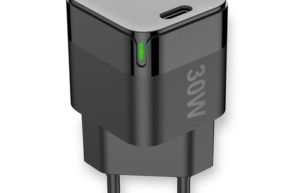 Netzteil GaNto30 USB Typ-C PD 30W schwarz Power Delivery, kompaktes Design