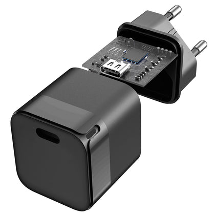 Netzteil GaNto30 USB Typ-C PD 30W schwarz Power Delivery, kompaktes Design