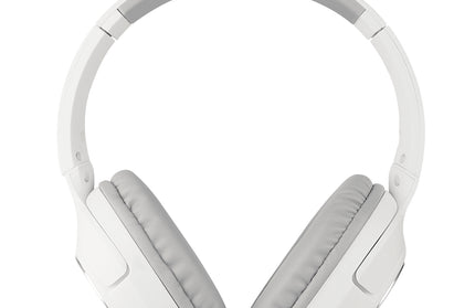 Drahtlose Kopfhörer "Tela" mit Mikrofon, faltbar Line-In, Volume-Control, kompaktes Design, weiß
