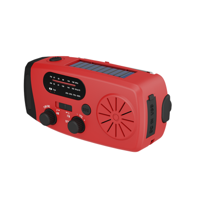 Notfall-Kurbelradio ROCK | Solar/Dynamo, AM/FM, Notfallfunktionen