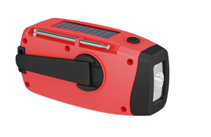 Notfall-Kurbelradio ROCK | Solar/Dynamo, AM/FM, Notfallfunktionen