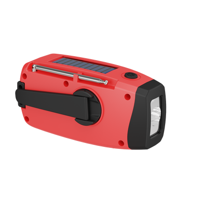 Notfall-Kurbelradio ROCK | Solar/Dynamo, AM/FM, Notfallfunktionen