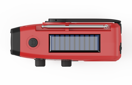 Notfall-Kurbelradio ROCK | Solar/Dynamo, AM/FM, Notfallfunktionen