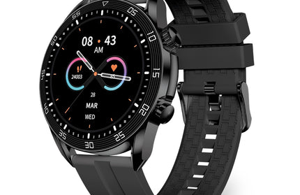 Lema AMOLED Smartwatch mit 1,43“ Display schwarz BT Call, Musik Player, IP68, Kabelloses Laden