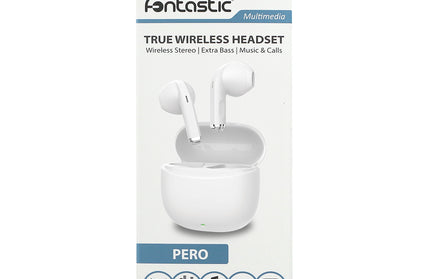 True-Wireless Headset PERO | Bluetooth 5.4, Lade-Etui & Touch-Steuerung