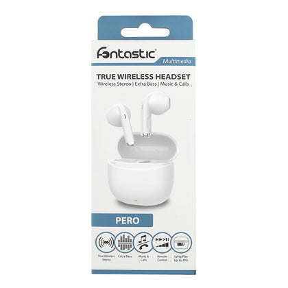 True-Wireless Headset PERO | Bluetooth 5.4, Lade-Etui & Touch-Steuerung