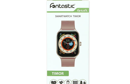 Timor Smartwatch mit 2,01“ Display, BT Call purple Musiksteuerung, Split Screen, Wechsel-Uhrenarmband