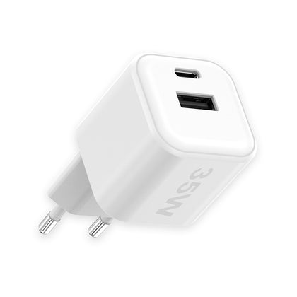 Netzteil MINI GaNto 35W Type-C PD + USB-A FC ws Intelligente Ladesteuerung PPS TÜV / GS-Zertifikat