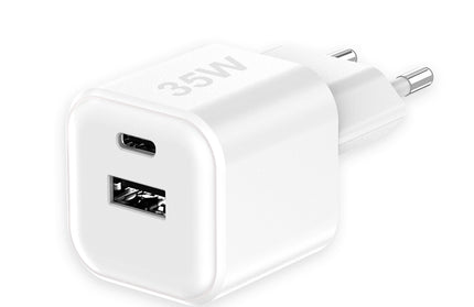 Netzteil MINI GaNto 35W Type-C PD + USB-A FC ws Intelligente Ladesteuerung PPS TÜV / GS-Zertifikat