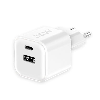 Netzteil MINI GaNto 35W Type-C PD + USB-A FC ws Intelligente Ladesteuerung PPS TÜV / GS-Zertifikat