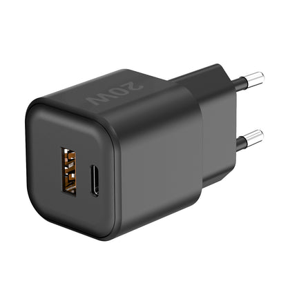 Netzteil MINI GaNto 20W Type-C PD + USB-A FC sw Ultra-kompakt, intelligente Ladesteuerung PPS