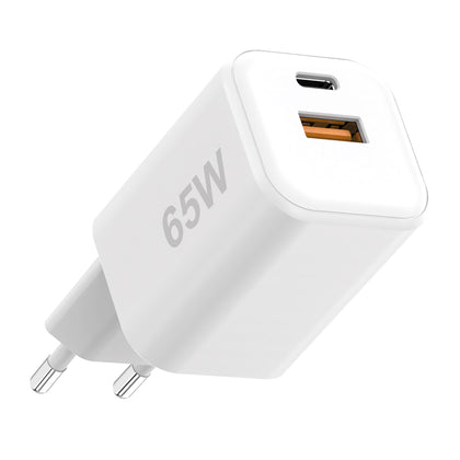 Netzteil MINI GaNto 65W Type-C PD + USB-A FC ws Ultra-kompakt, intelligente Ladesteuerung PPS