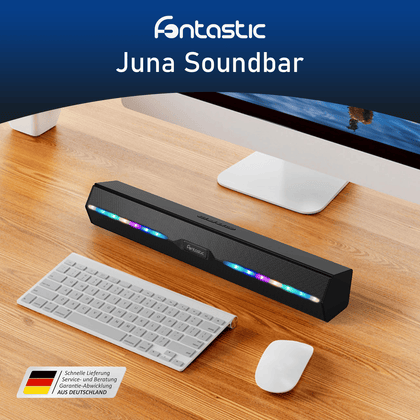 "Juna" Wireless Soundbar: Vielseitiges Audio-Erlebnis mit FM, AUX, SD & USB