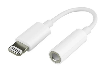 Adapter 8-PIN auf 3,5-mm-Kopfhöreranschluss 8-PIN Stecker auf 3,5 mm Buchse, weiß