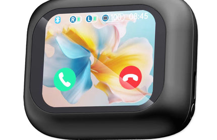 Bluetooth Kopfhörer DISPA | Touch Display Case, ANC, 5h Wiedergabezeit