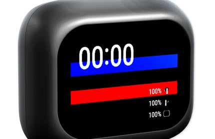 Bluetooth Kopfhörer DISPA | Touch Display Case, ANC, 5h Wiedergabezeit