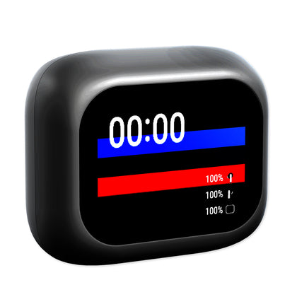 Bluetooth Kopfhörer DISPA | Touch Display Case, ANC, 5h Wiedergabezeit