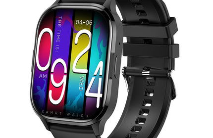 Mento AMOLED Smartwatch mit 2.01“ Display schwarz BT Call, NFC, Musik & Kamera Steuerung, IP67