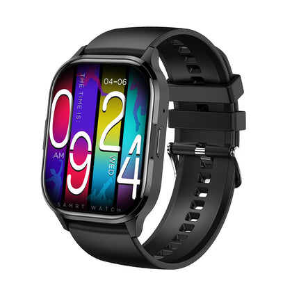 Mento AMOLED Smartwatch mit 2.01“ Display schwarz BT Call, NFC, Musik & Kamera Steuerung, IP67