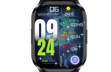 Smartwatch MENTO | 2.01“ AMOLED Display, NFC, Musik & Kamera Steuerung, IP67
